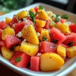 The Peach Watermelon Salad That Tastes Like Summer