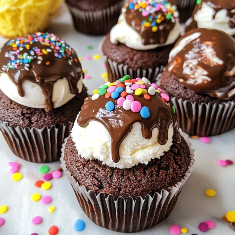 Ultimate Ice Cream Chocolate Cupcakes