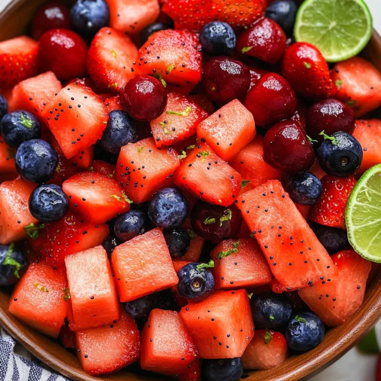 Watermelon Summer Berry Salad