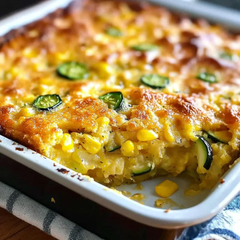 Zucchini Cornbread Casserole