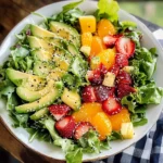 japanese sunshine salad with carrot + ginger dressing
