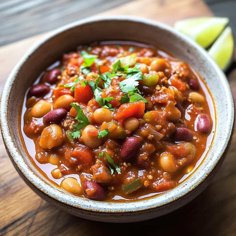 20-Minute Vegetarian Chili Recipe