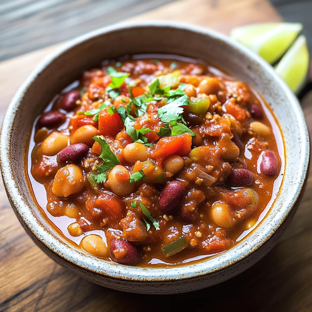 20-Minute Vegetarian Chili Recipe