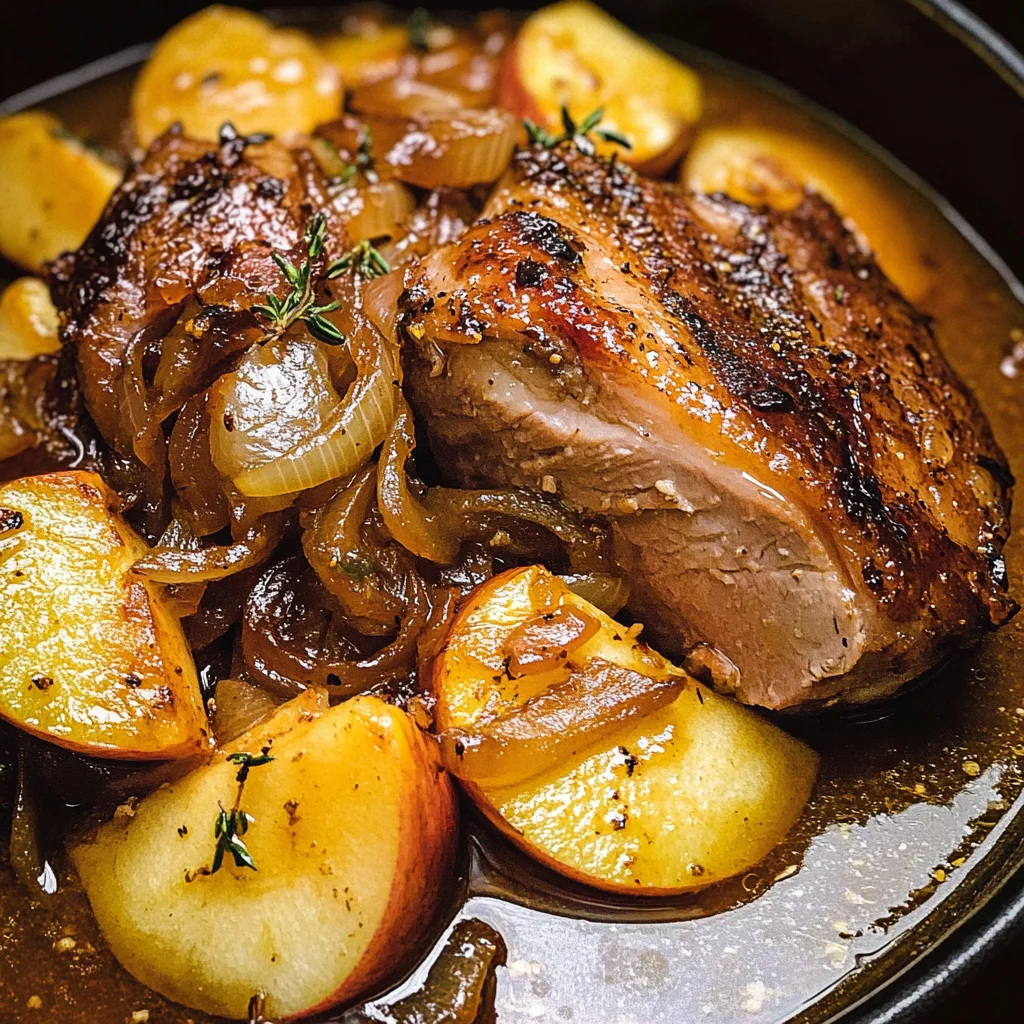 Apple Cider Braised Pork Shoulder