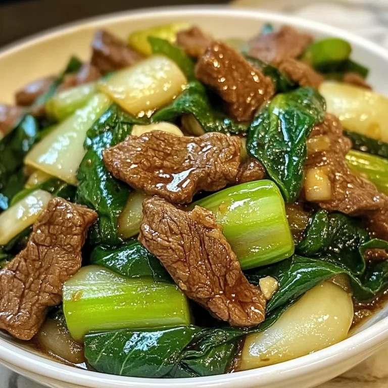 Beef and Bok Choy Stir Fry