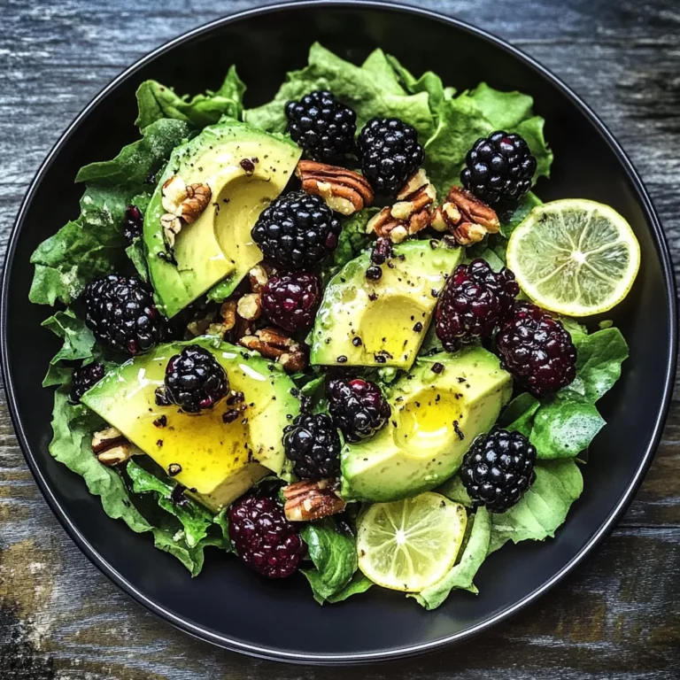 Blackberry Avocado Salad
