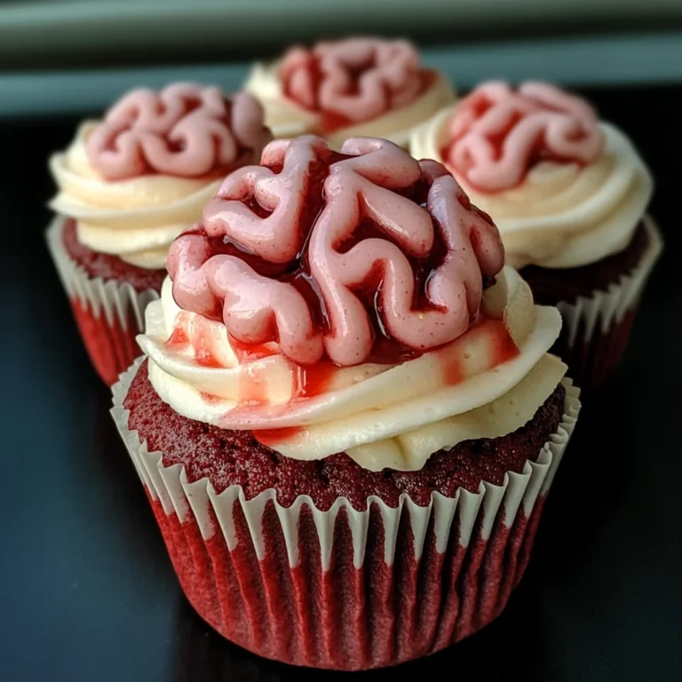Bleeding Brain Cupcakes