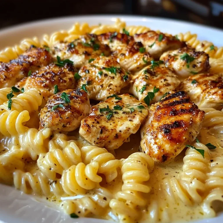 Cajun Garlic Chicken Rotini in Velveeta Cream Sauce