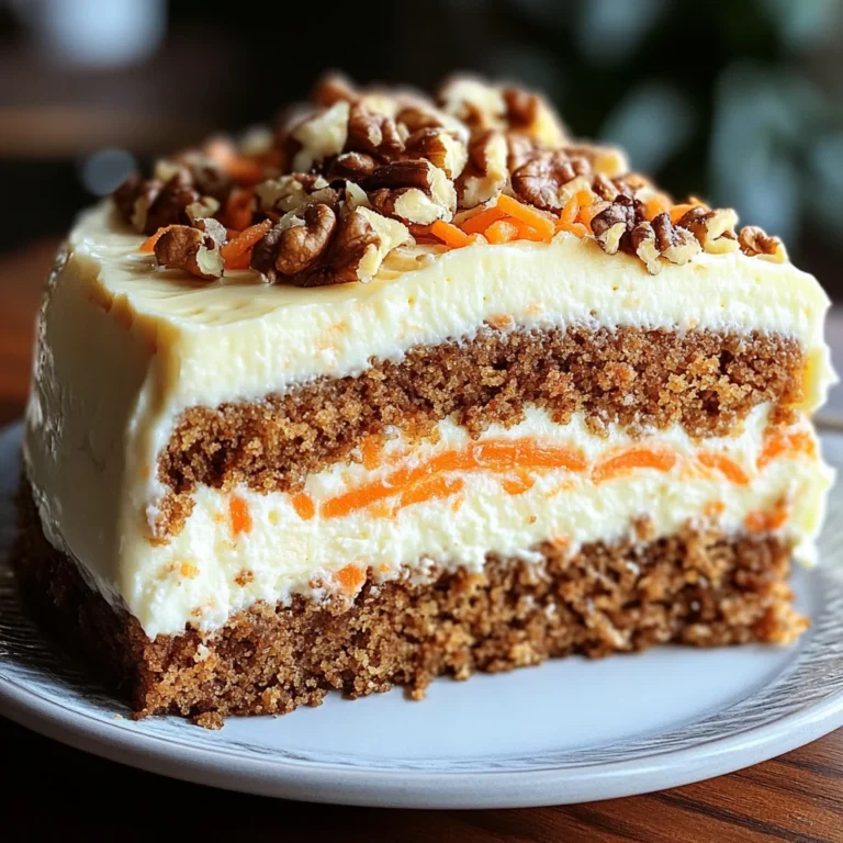 Carrot Cake Cheesecake Recipe – Easy Holiday Dessert