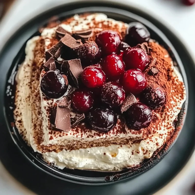 Cherry Amaretto Tiramisu