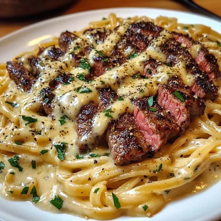 Creamy Cajun Steak Alfredo