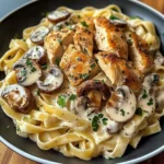 Creamy Chicken & Mushroom Tagliatelle Recipe