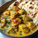Creamy Coconut Chicken Curry with Naan
