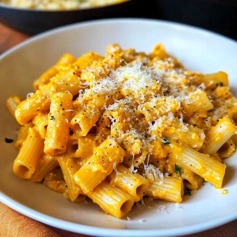 Creamy Parmesan Pumpkin Pasta