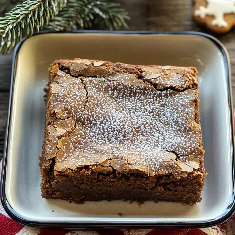 Gingerbread Brownies