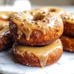 Gluten and Dairy Free Pumpkin Donuts with Maple Glaze