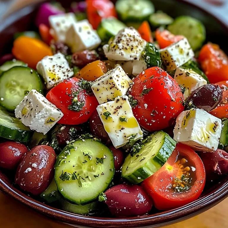 Greek Salad with Feta & Olives