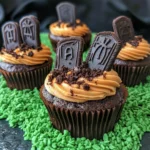 Halloween Graveyard Cupcakes