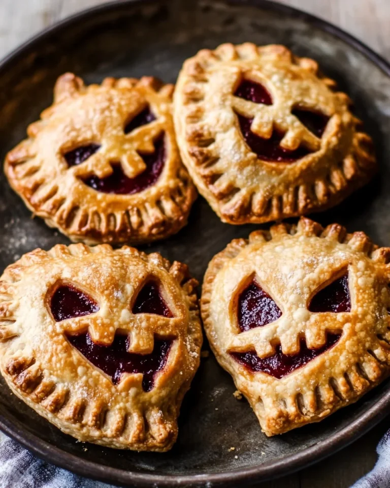 Jack-O-Lantern Hand Pies