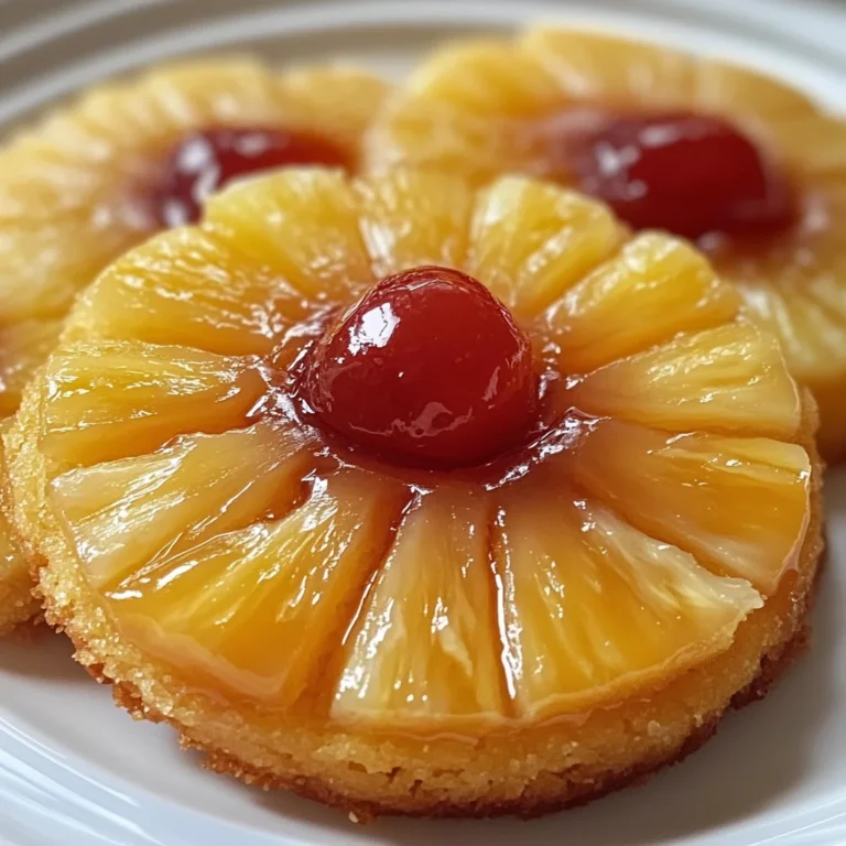 Pineapple Upside-Down Sugar Cookies