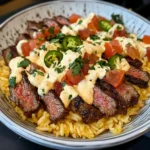 Steak Queso Rice : A Flavorful Recipe