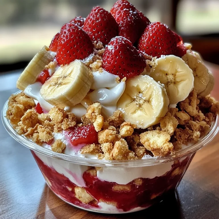 Strawberry Crunch Banana Pudding Recipe - Easy Dessert Delight