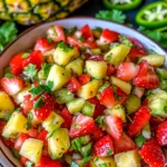 Tangy Pineapple Strawberry Salsa