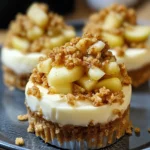 Apple Crisp Mini Cheesecakes
