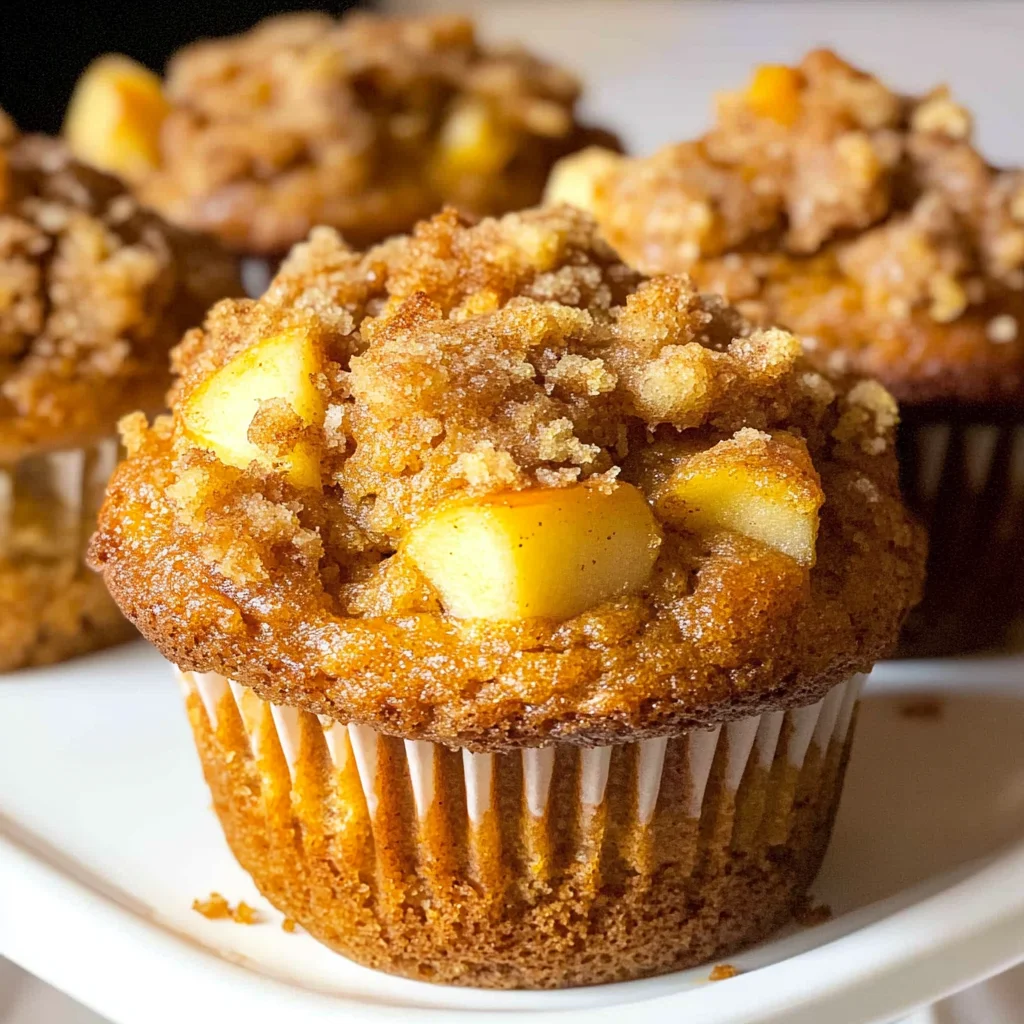 Apple Pumpkin Streusel Muffins Small Batch