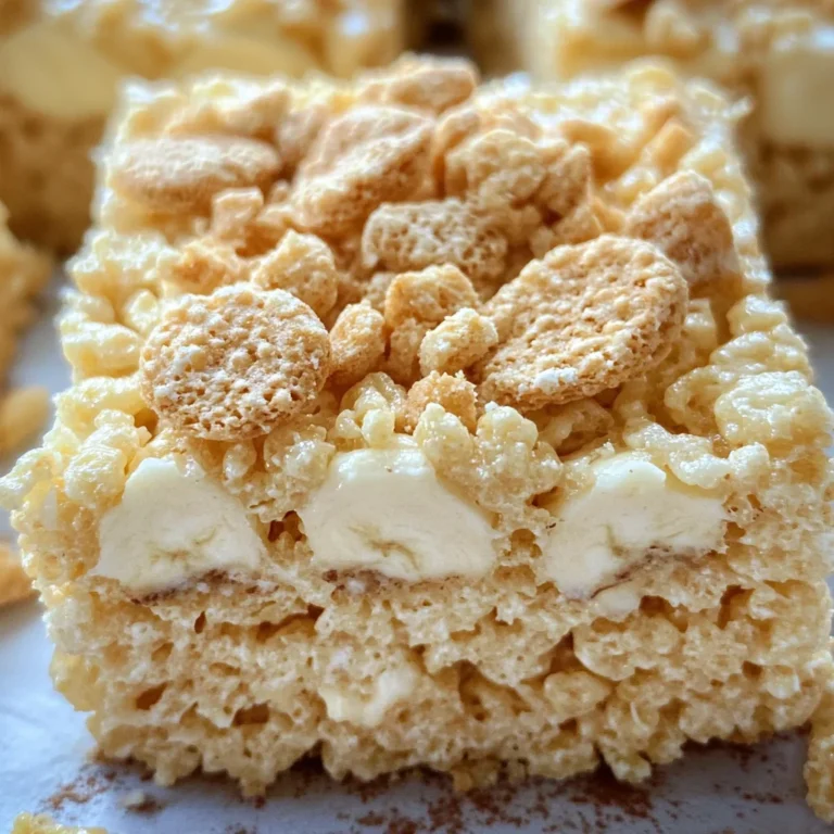 Banana Pudding Rice Krispie Treats