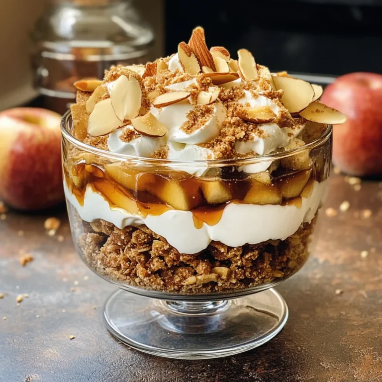 Bratapfel-Karamell-Spekulatius-Trifle