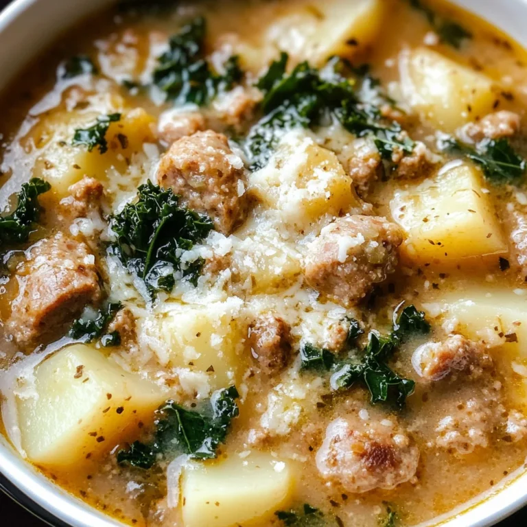 Cozy Italian Sausage and Potato Soup – Easy & Hearty!