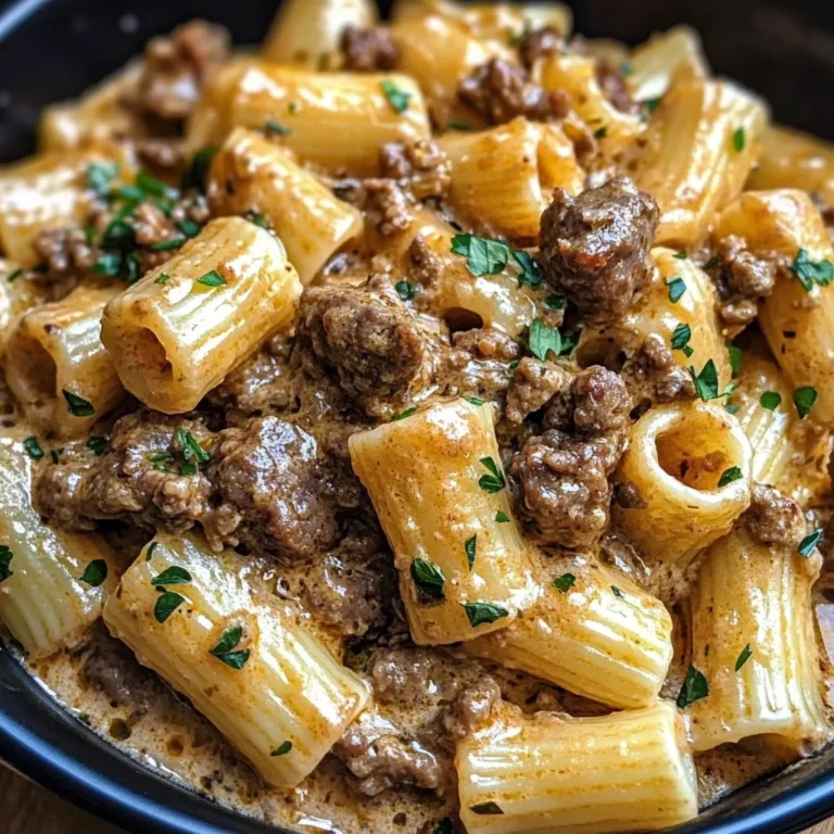 Creamy Beef Pasta Recipe