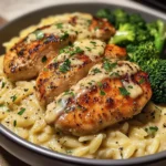 Creamy Chicken Broccoli Orzo Recipe