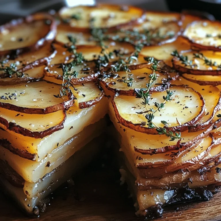 Crispy Balsamic-Thyme Potato Torte