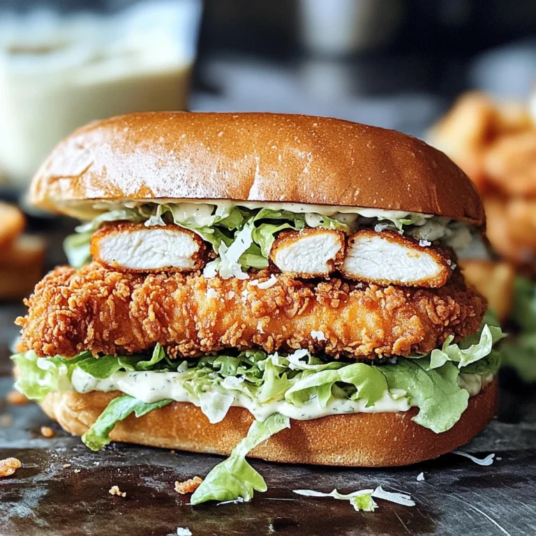Crispy Chicken Caesar Sandwich: A Delicious Twist on a Classic Favorite