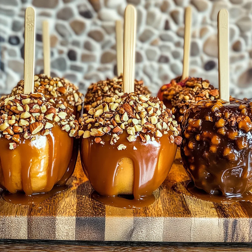 Easy homemade caramel apples