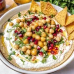 Fatteh (Pita, hummus, and yogurt)