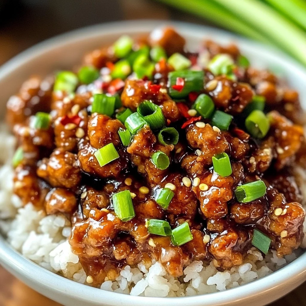 Honey Garlic Ground Turkey Recipe