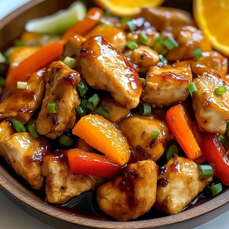 Juicy Blackstone Orange Chicken