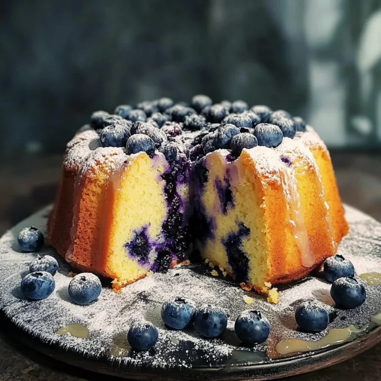 Lemon Blueberry Pound Cake