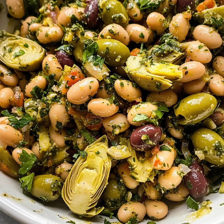 Marinated Za'atar Bean Salad