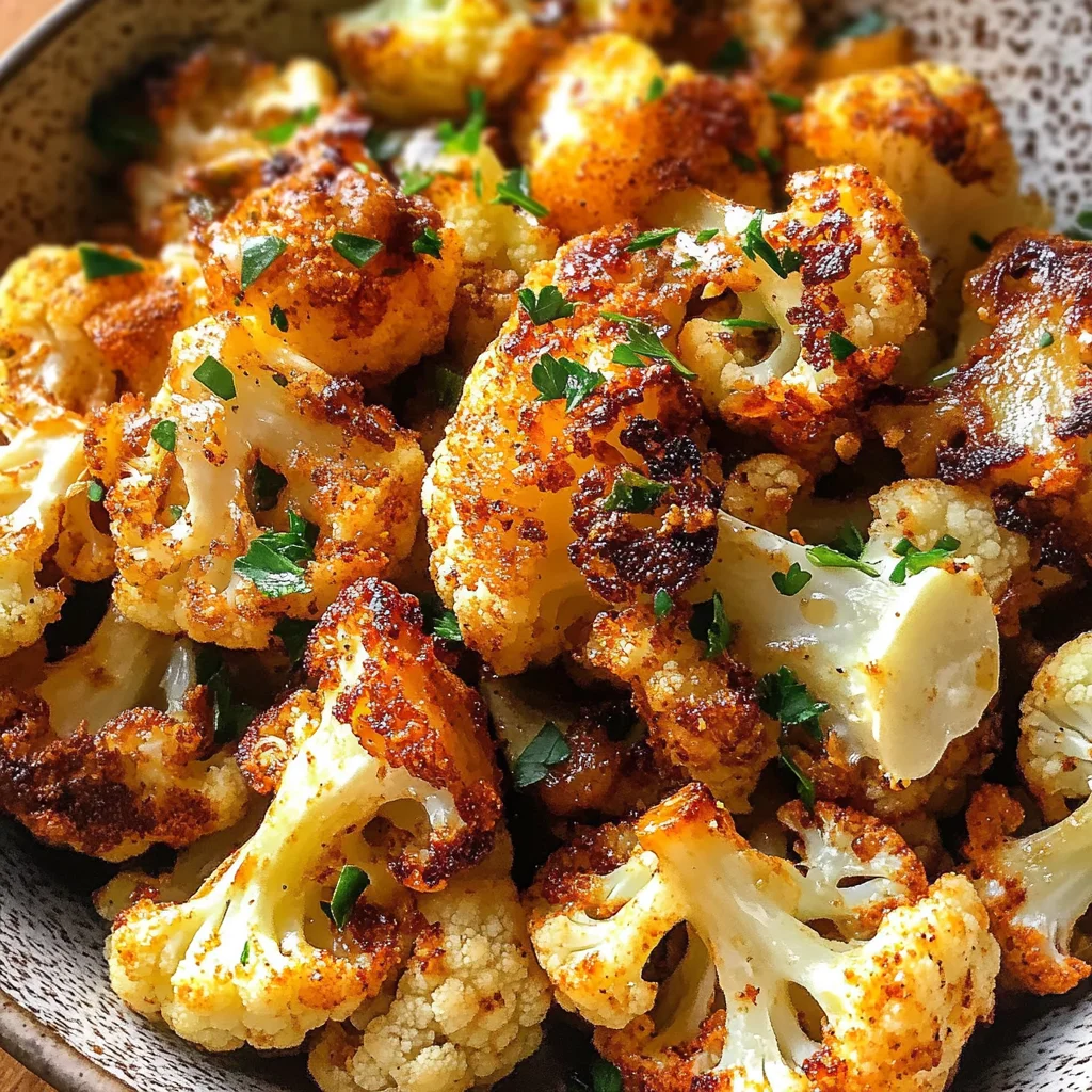 Moroccan Cauliflower with Tahini-Honey