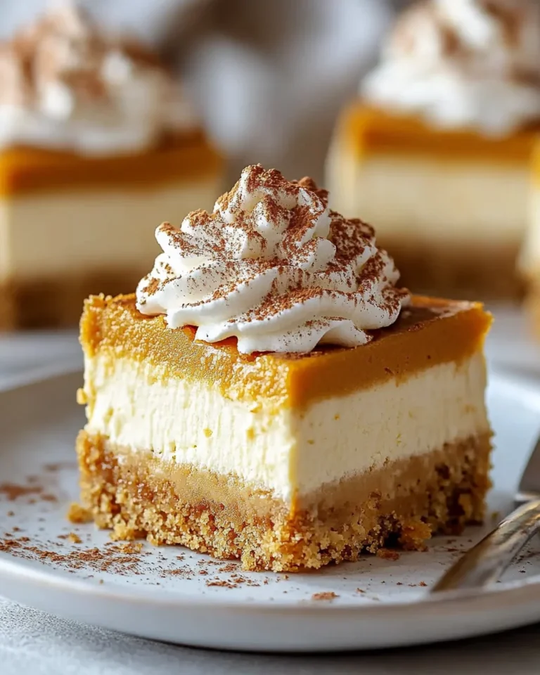 No Bake Pumpkin Cheesecake Bars