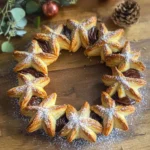Nutella Puff Pastry Star Wreath