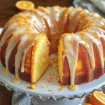 Orange Velvet Pound Cake