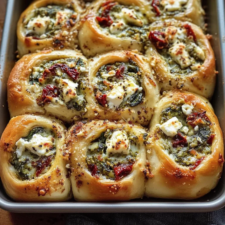 Pesto Feta Rolls