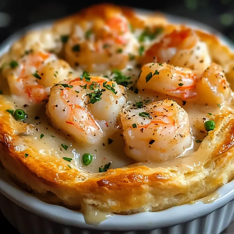 Shrimp & Lobster Cheddar Bay Biscuit Pot Pie