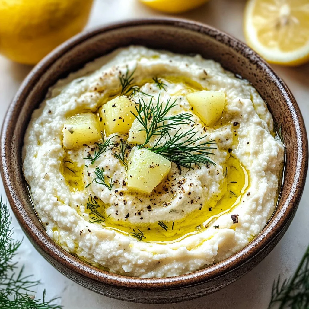 Skordalia - Greek Garlic & Potato Dip