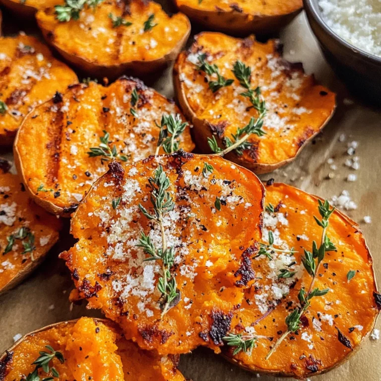Smashed Sweet Potatoes